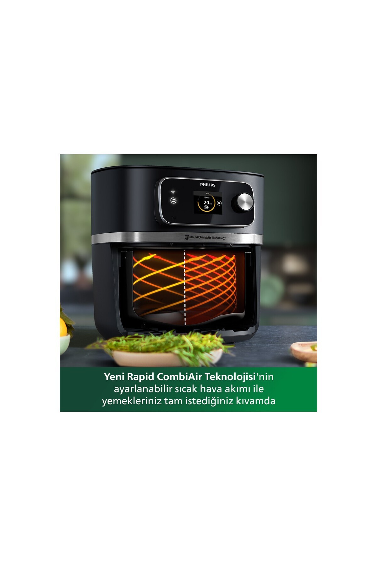 سرخ کن VP NEW SERIES سری 7000 AIRFRYER COMBI XXL متصل HD9880 90 2200 وات 8.3 لیتر اورجینال Philips