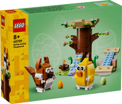 مجموعه ساختنی لگو LEGO آیکونیک پارک حیوانات بهاری مدل 40709، ۱۷۲ قطعه، حداقل سن ۸ سال
