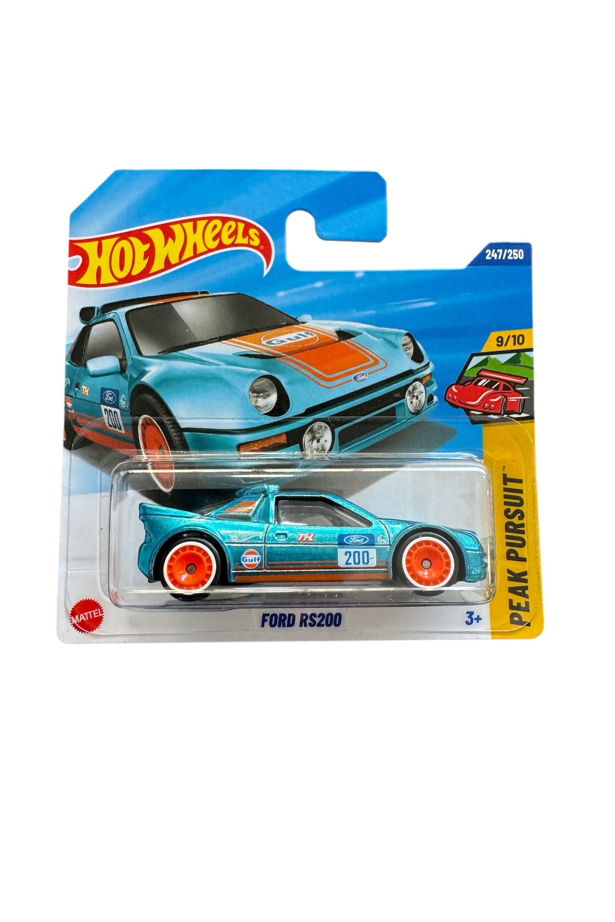 ماشین اسباب بازی 1:64 FORD RS200 STH 2025 SUPER TREASURE HUNTS از ترکیه HOT WHEELS