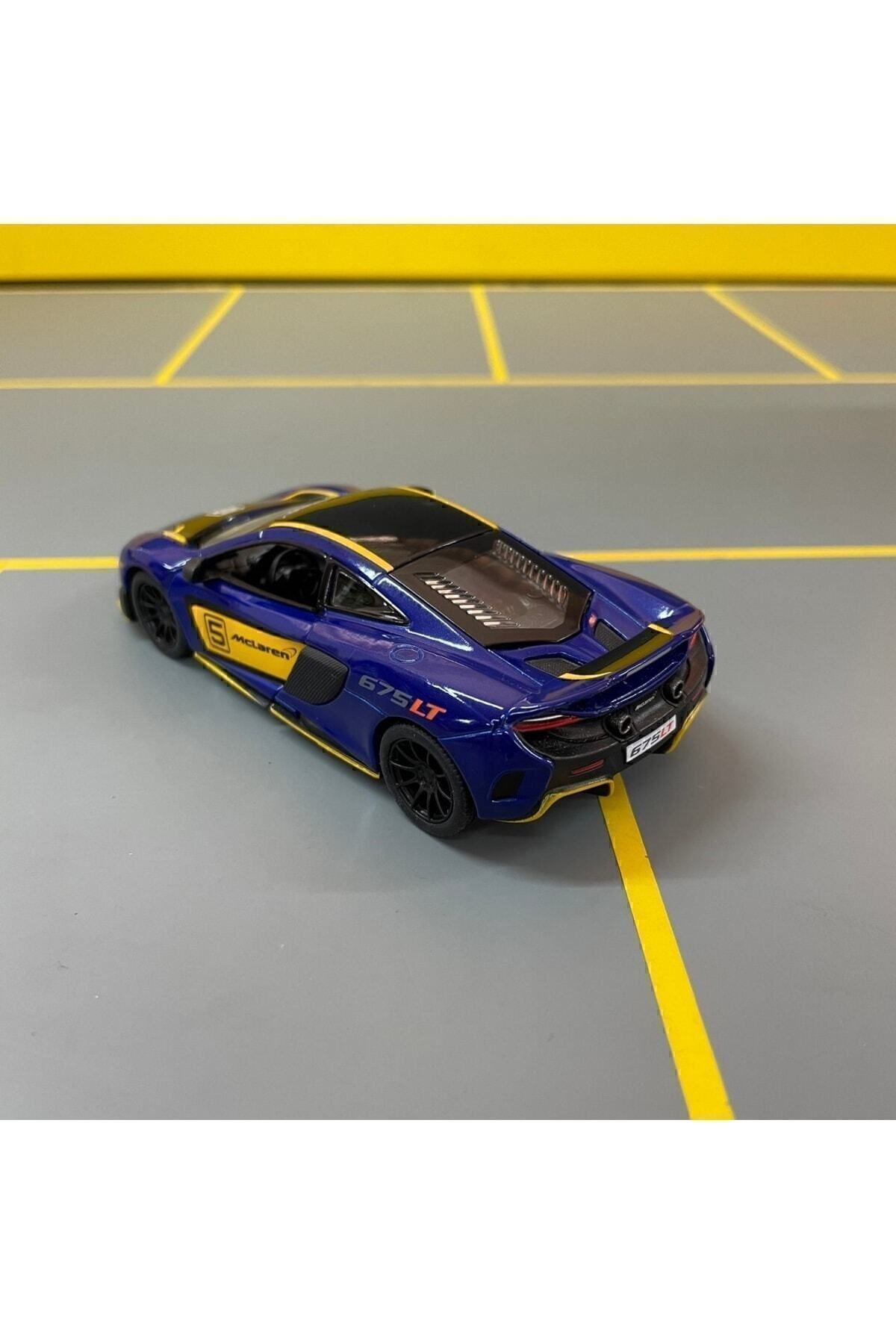 مدل خودرو MCLAREN 675LT 1 36 SCALE DIECAST METAL CAR PULL DROP TOY اورجینال Kinsmart