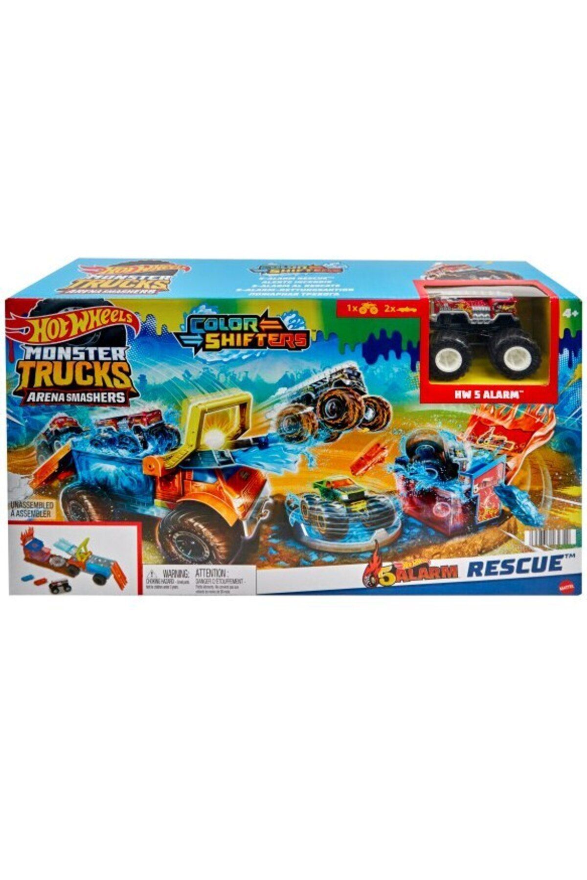 سایر ست های بازی MONSTER TRUCKS ARENA STRUGGLE HPN73 دارای مجوز هات ویلز اورجینال HOT WHEELS