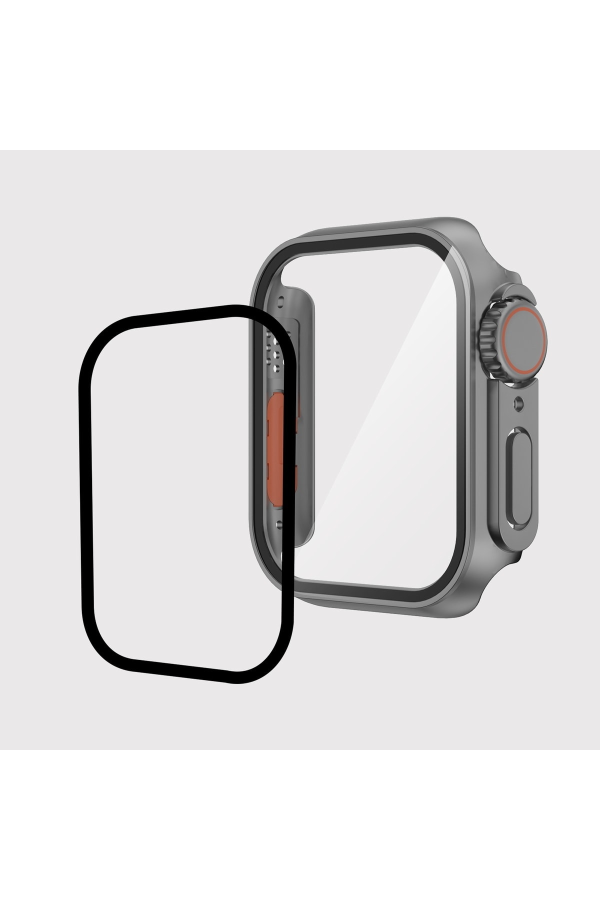 محافظ صفحه ساعت هوشمند APPLE مچی SERIES 7 8 9 45MM CASE AND SCREEN PROTECTOR ULTRA 49MM VIEW CONVERTER فیبکس Fibaks