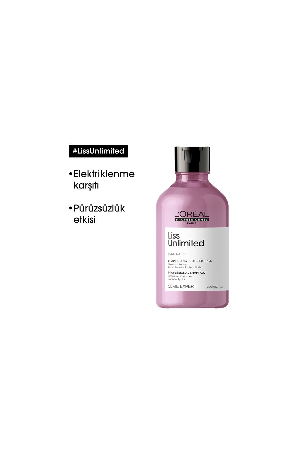 شامپو مردانه و زنانه LOREAL SERIE EXPERT LISS نامحدود تعمیر نگهداری لوکس G L'oreal Professionnel