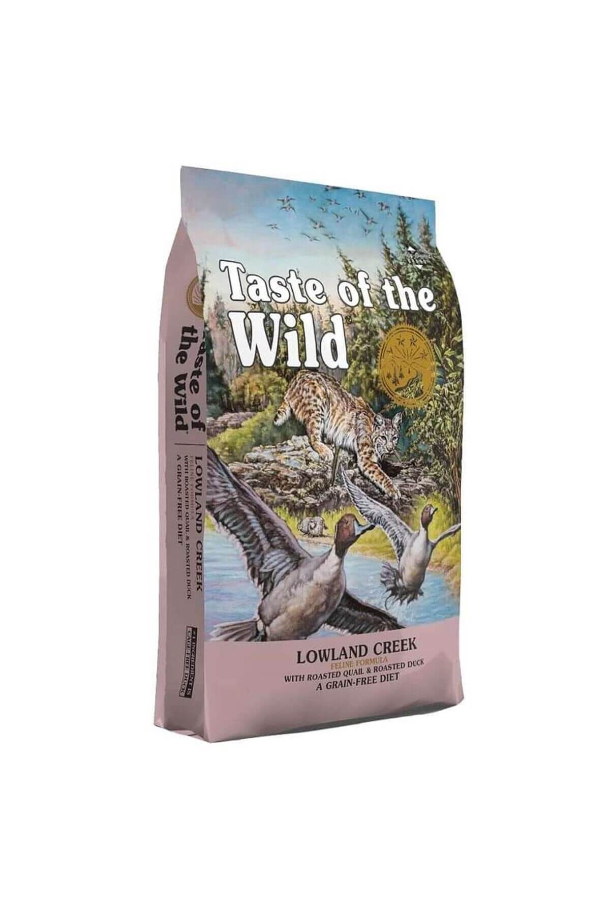غذای گربه تیست آو د وایلد Taste of the Wild Low Land Creek با طعم گوشت اردک، ۲ کیلوگرم