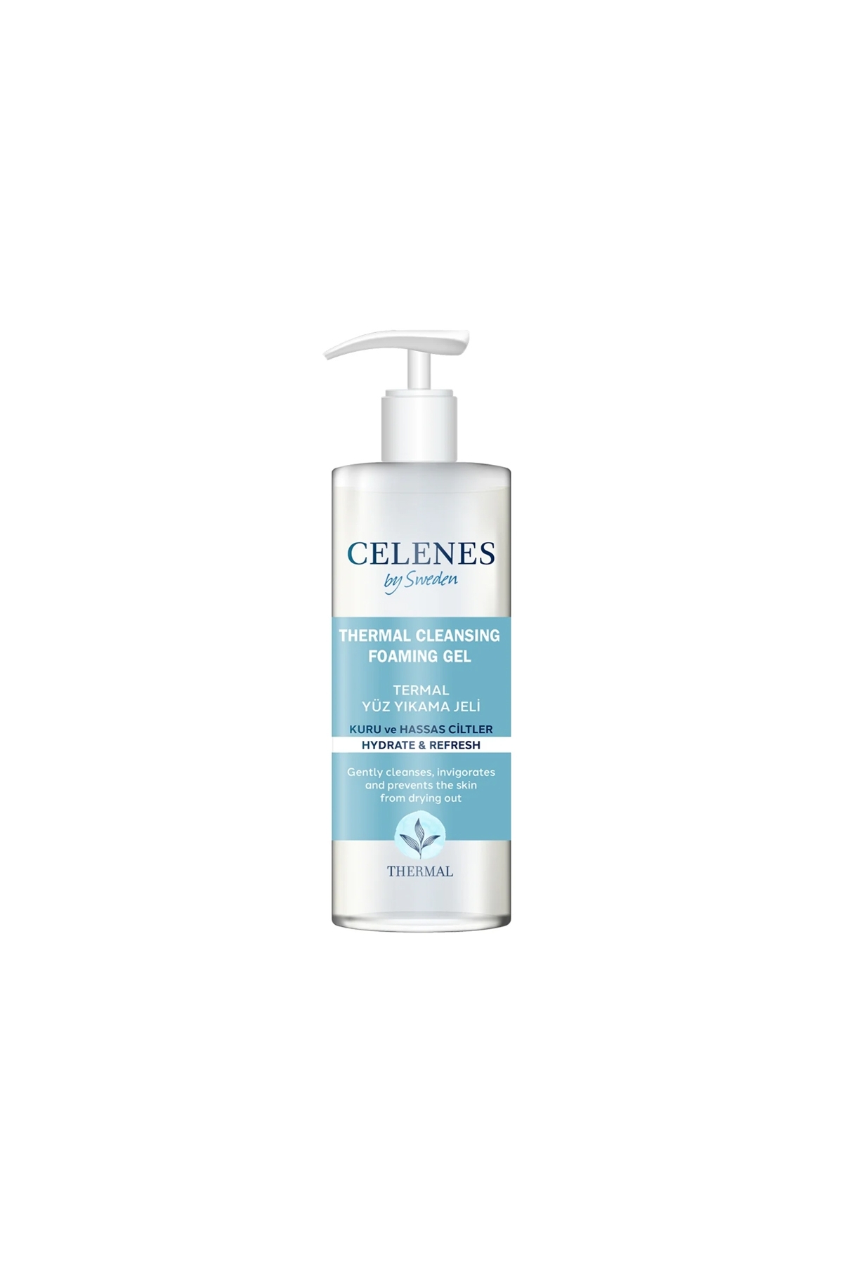 Celenes by Sweden ژل تمیزکننده حرارتی با خصوصیت مرطوب کننده برای پوست های خشک و حساس