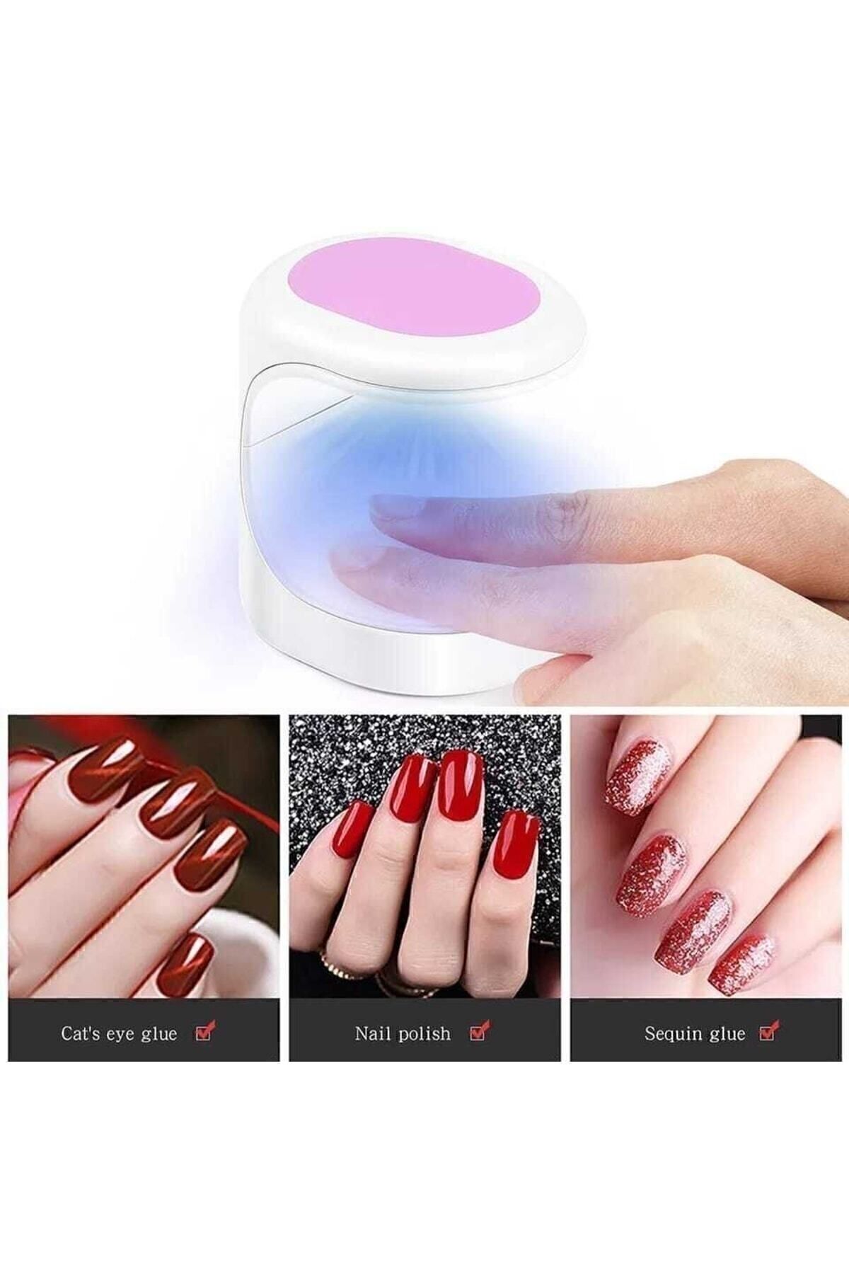 دستگاه خشک کن لاک ناخن UV-LED Mini 16 وات با 3 LED FREELADY