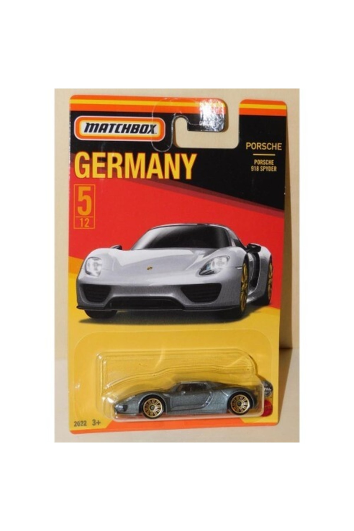 مدل خودرو بهترین های آلمان پورشه 918 اسپایدر GWL49 HFH48 اورجینال Matchbox