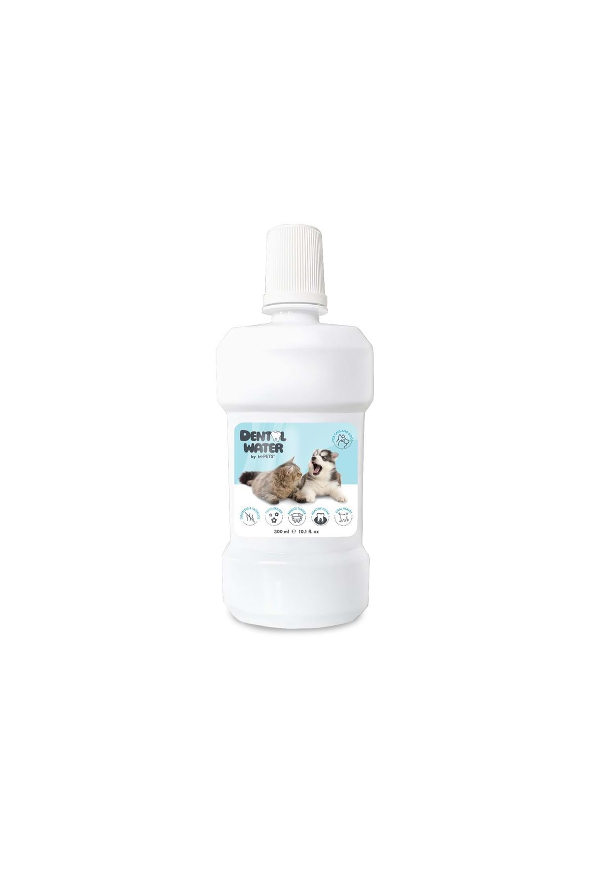 مایع مراقبت دهان و دندان گربه و سگ ام‌پتس M-PETS، ۳۰۰ میلی‌لیتر