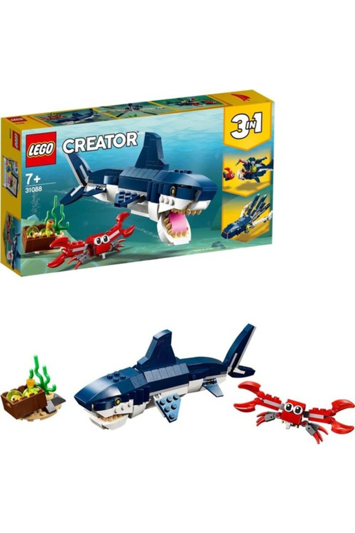 لگو ® خالق 3 موجودات دریای عمیق 31088 مجموعه 230 قطعه اورجینال LEGO