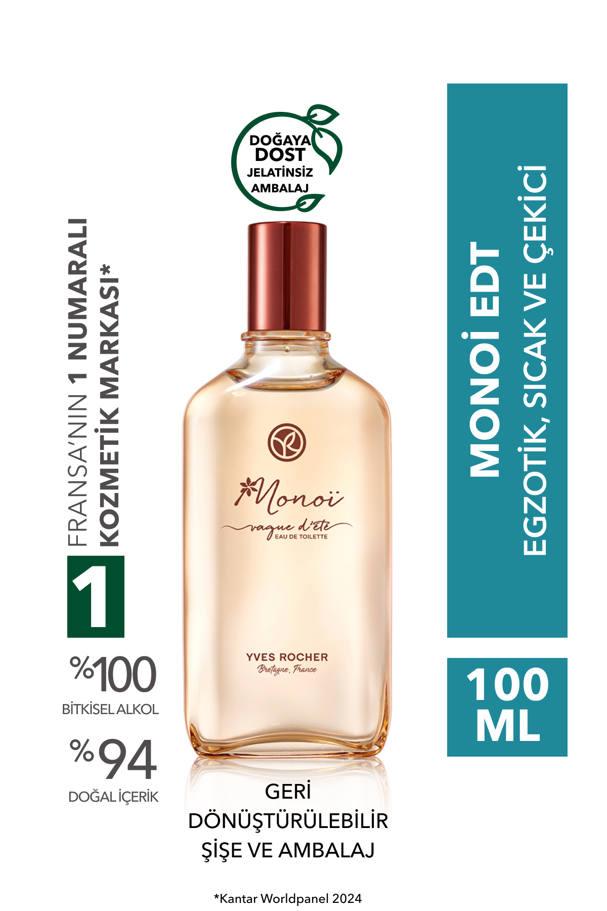 Yves Rocher  ادکلن ادوپرفیوم مونوی Monoi Edt رایحه گرم و تند 100میل