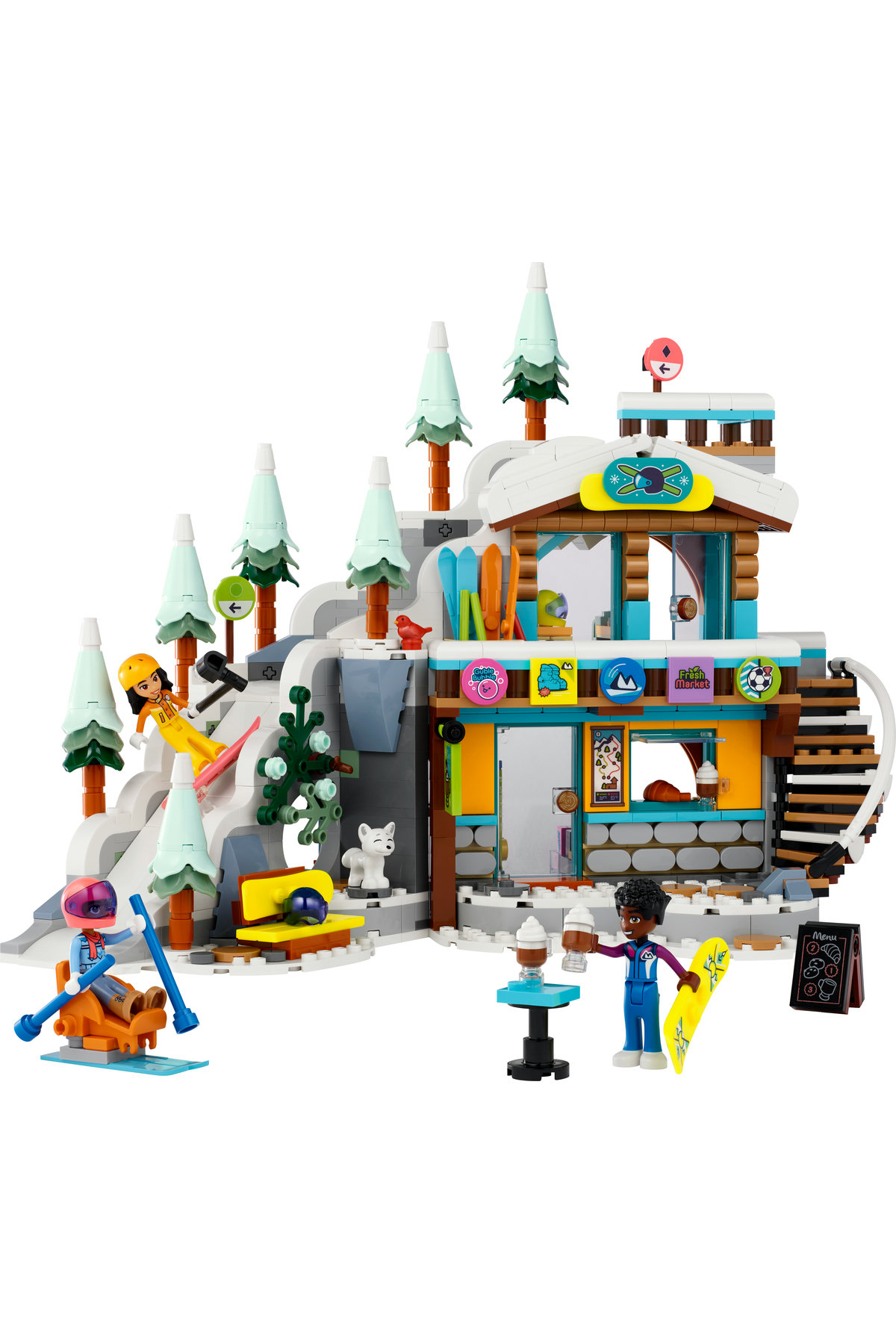 لگو و اسباب بازی های ساخت محور پیست اسکی کافه دوستان 41756 980 قطعه از ترکیه LEGO