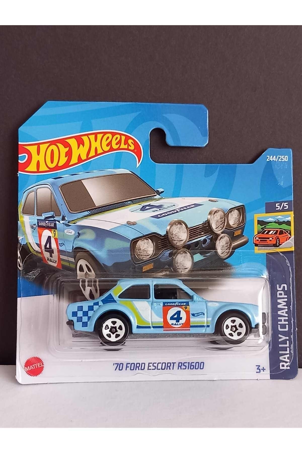 ماشین اسباب بازی 70 FORD ESCORT RS1600 هات ویلز اورجینال HOT WHEELS