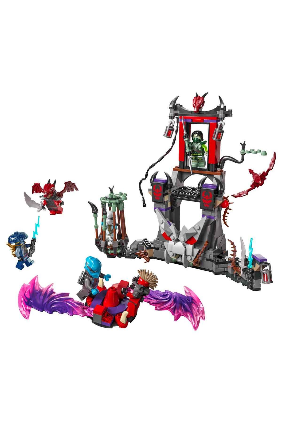لگو و اسباب بازی های ساخت محور NINJAGO DRAGONPERSON STORM VILLAGE 71841 اورجینال LEGO
