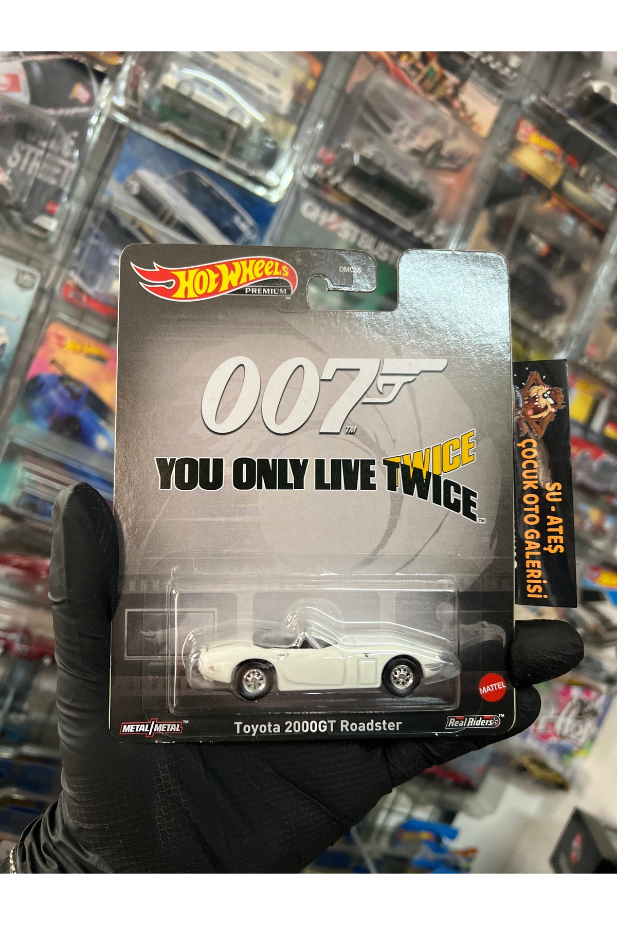 ماشین اسباب بازی TOYOTA 2000GT ROADSTER 007 1.64 حق بیمه هات ویلز اورجینال HOT WHEELS