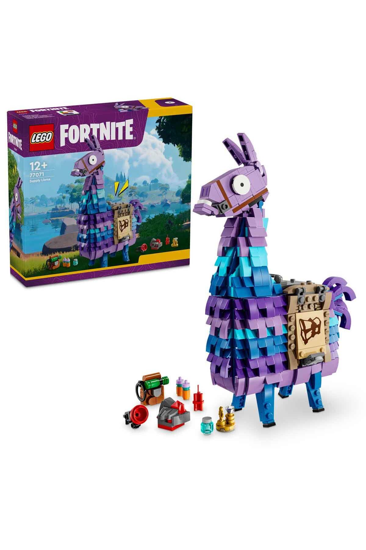 لگو و اسباب بازی های ساخت محور FORTNITE AMMUNITION LLAMA 77071 قابل نمایش برای دوستداران ویدیویی 12 سال به بالا اورجینال LEGO