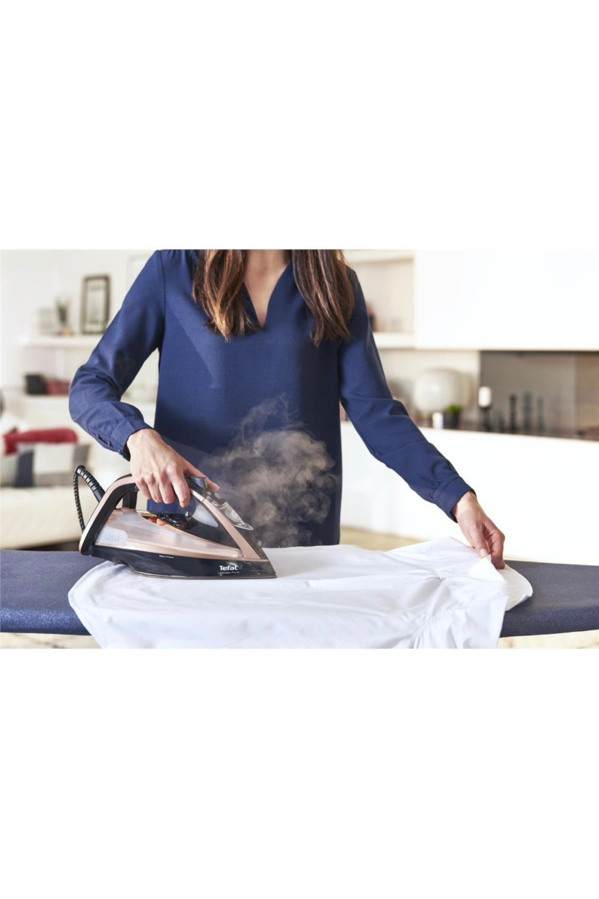 اتو بخار 3200W ULTIMATE PURE LIME BUSTER PREMIUM STEAM IRON بسیار قدرتمند شرکت تفال اورجینال TEFAL