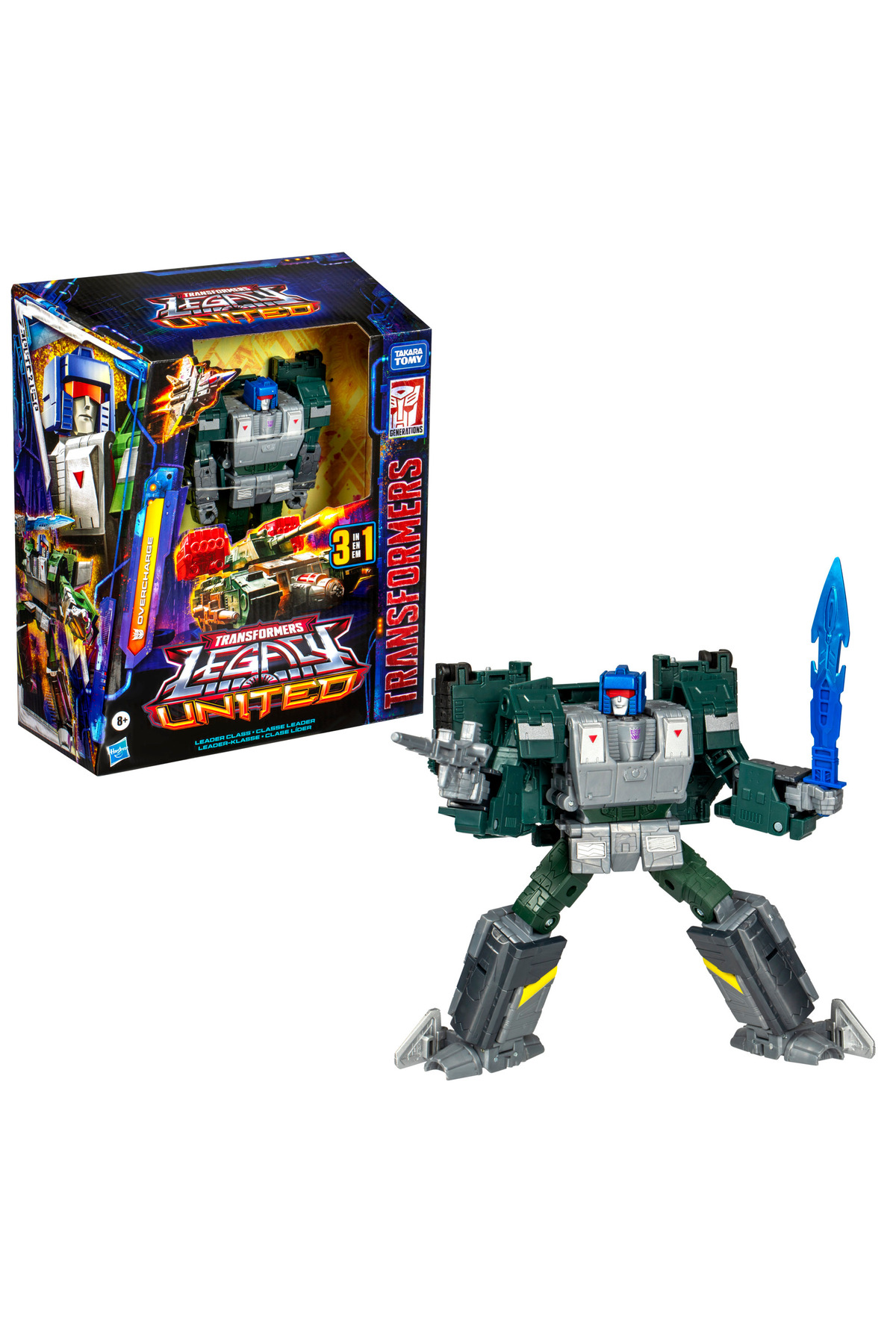 فیگور HASBRO : LEGACY UNITED LEADER CLASS OVERCHARGE ACTION FIGURE از ترکیه transformers