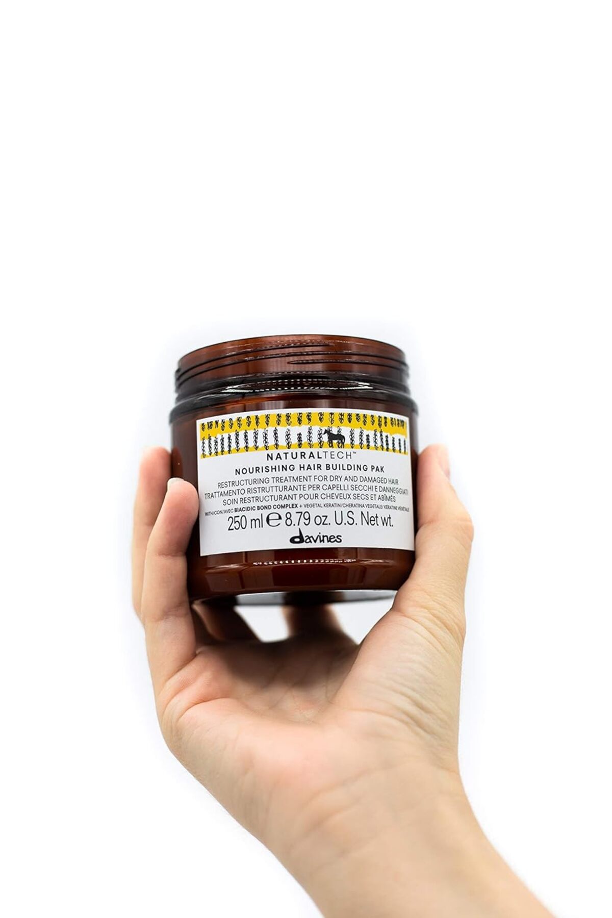 ماسک مو مرطوب کننده 250 میلی لیتری کراتین اسانس طبیعی HBP Davines