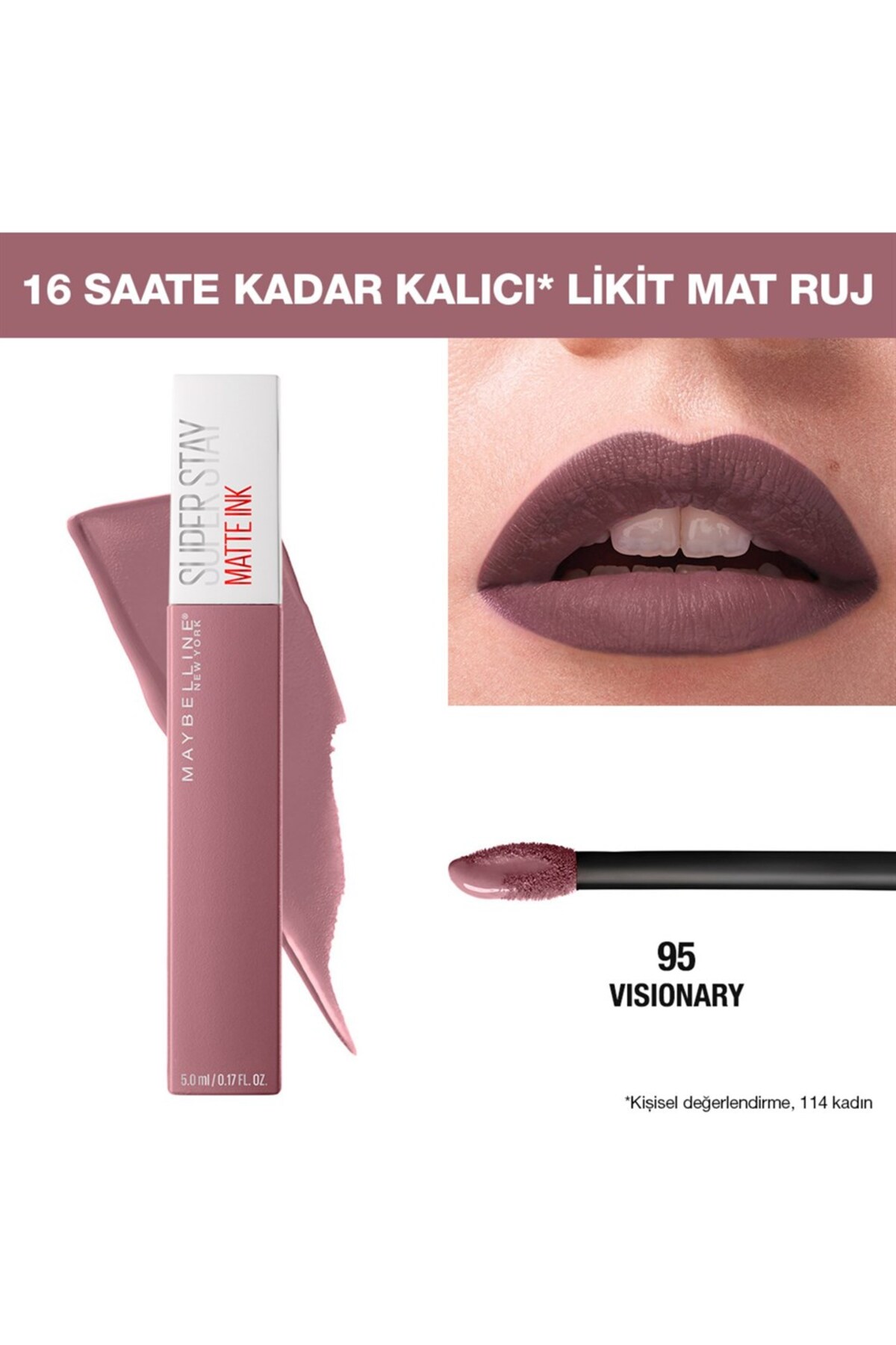 رژ لب مات مایع - 95 Visionary میبلین Maybelline