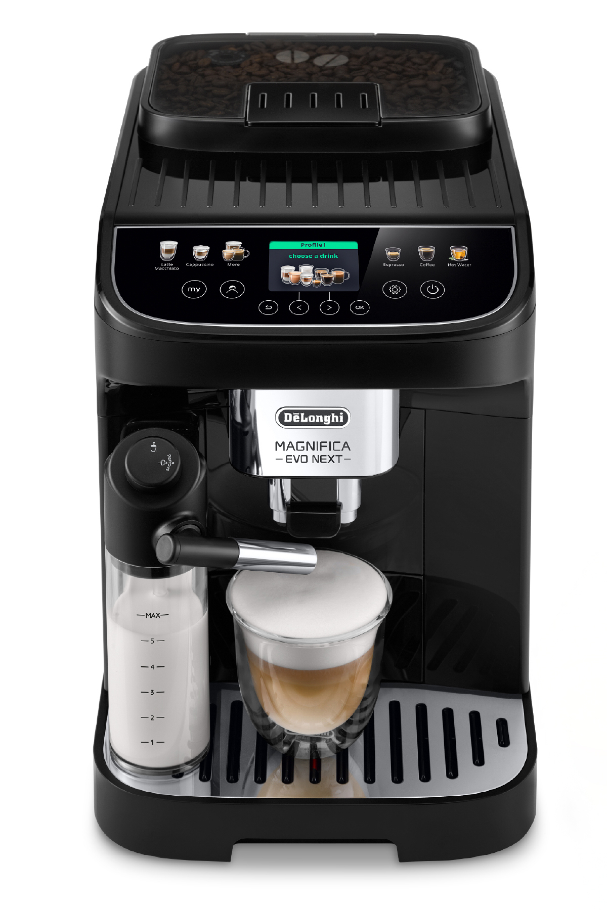 دستگاه اسپرسو و کاپوچینو قهوه ساز کاملا اتوماتیک MAGNIFICA EVO NEXT, ECAM310.60.B اورجینال Delonghi