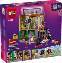 مجموعه ساختنی لگو LEGO فرندز Friends مدل 42653، فروشگاه موسیقی و آپارتمان، ۴۸۳ قطعه، حداقل سن ۷ سال