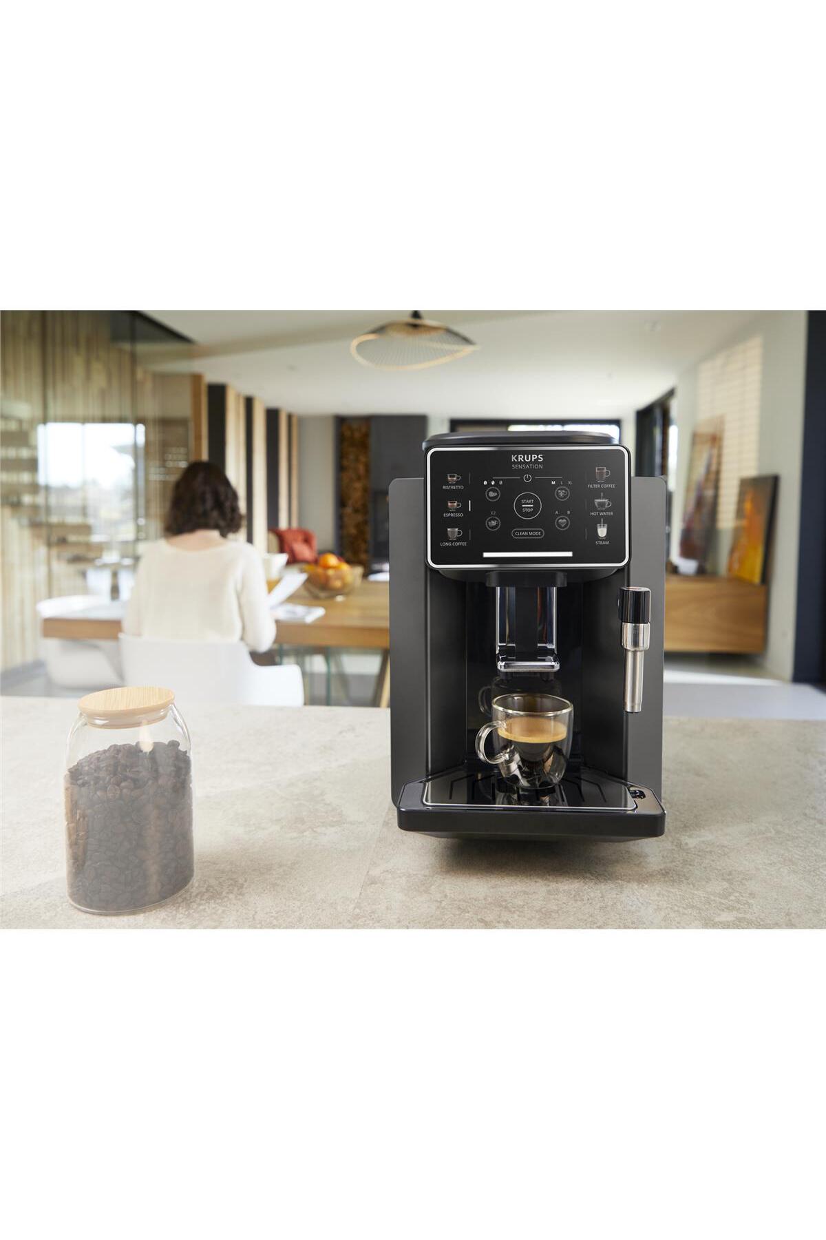 قهوه ساز فیلتری اسپرسوساز اتوماتیک SENSATION C50 اورجینال Krups