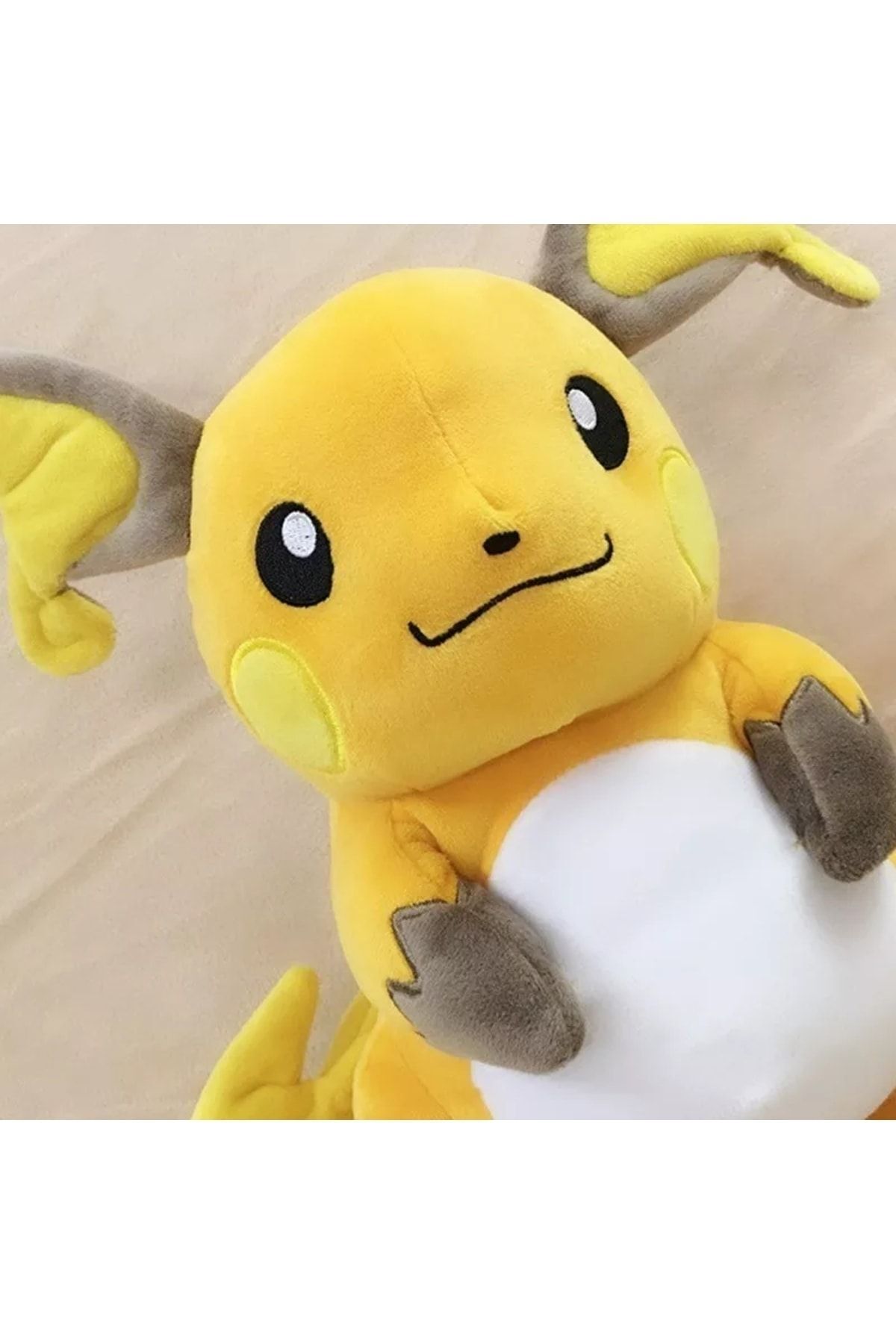 اسباب بازی های پشمی تکامل PIKACHU از RAICHU 35CM شکل مخمل خواب دار پوکمون سایز بزرگ ترکیه Takara Tomy