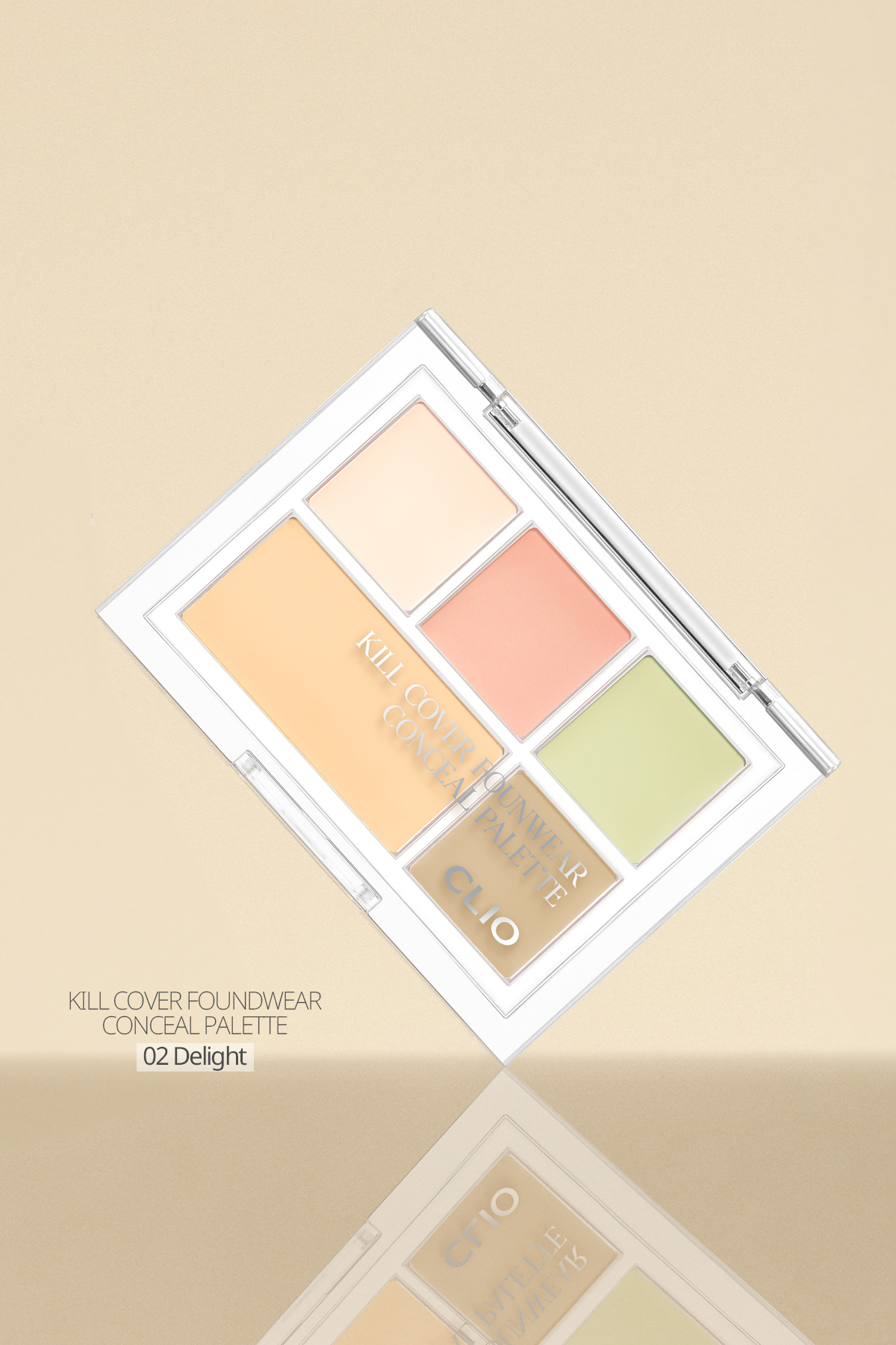کانسیلر پالت با بافت کرمی KILL COVER FOUNWEAR CONCEAL PALETTE DELIGHT CLIO