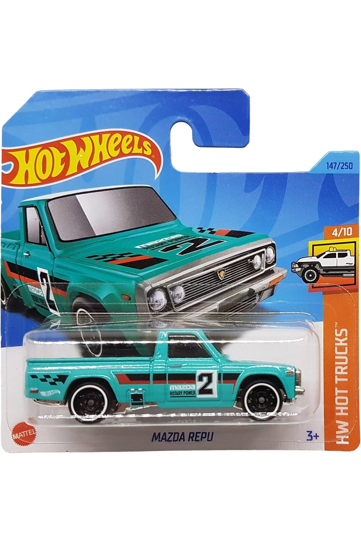 ماشین اسباب بازی MAZDA REPU HW HOT TRUCKS 4 10 HKH99 کارت کوتاه وانت 2023 هات ویلز اورجینال HOT WHEELS