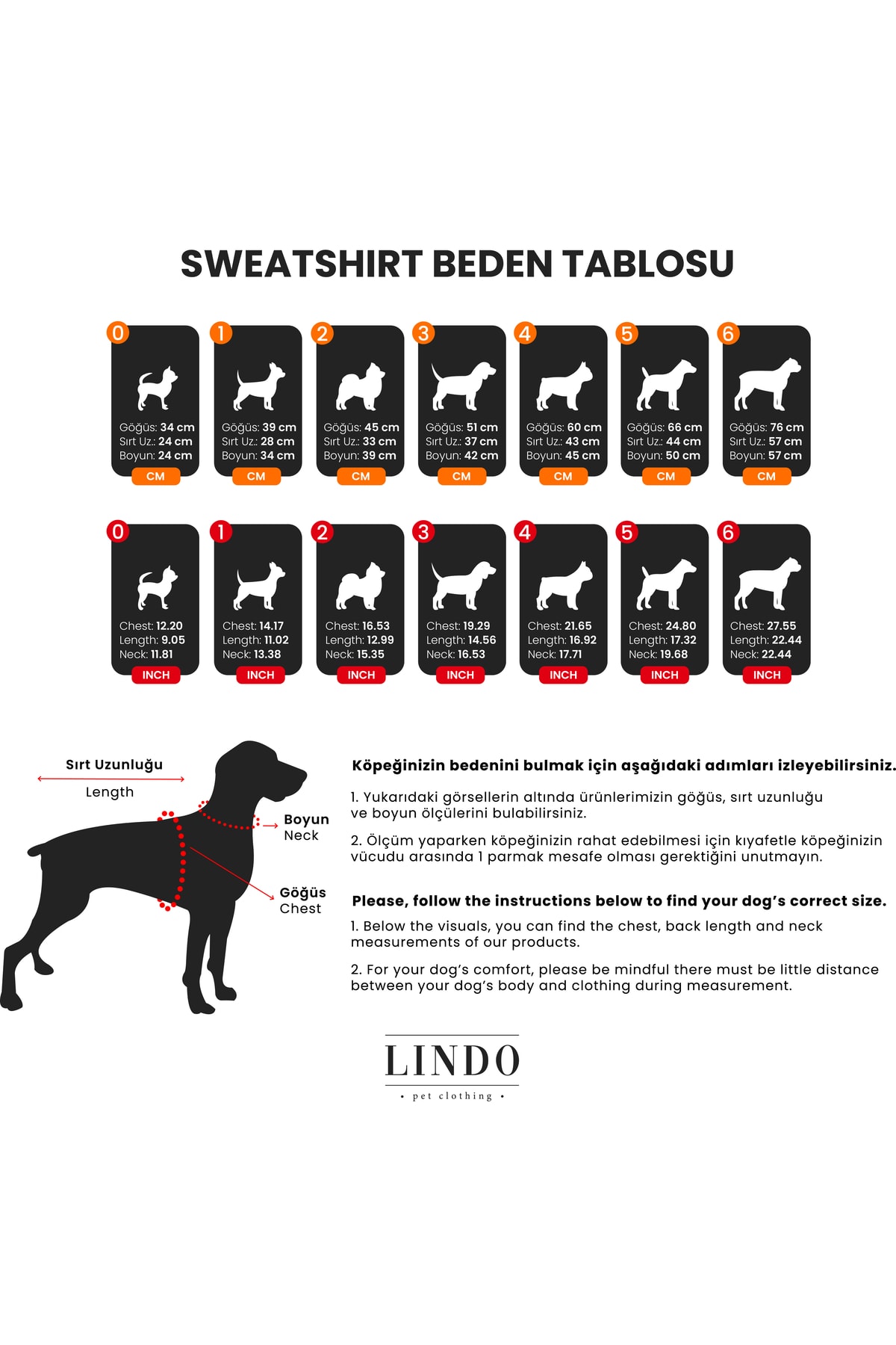 سویشرت سگ نژاد کوچک و متوسط لیندوداگز Lindodogs، ذغالی