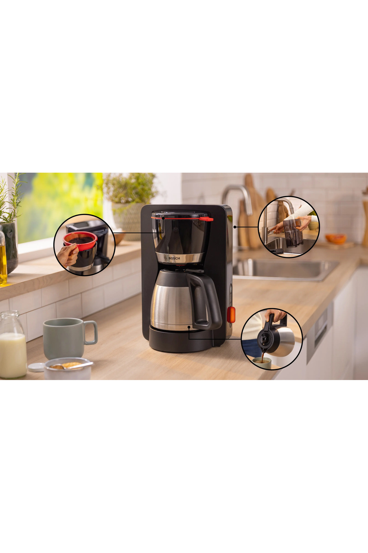 قهوه ساز فیلتری فیلتر TKA6M273 اورجینال Bosch