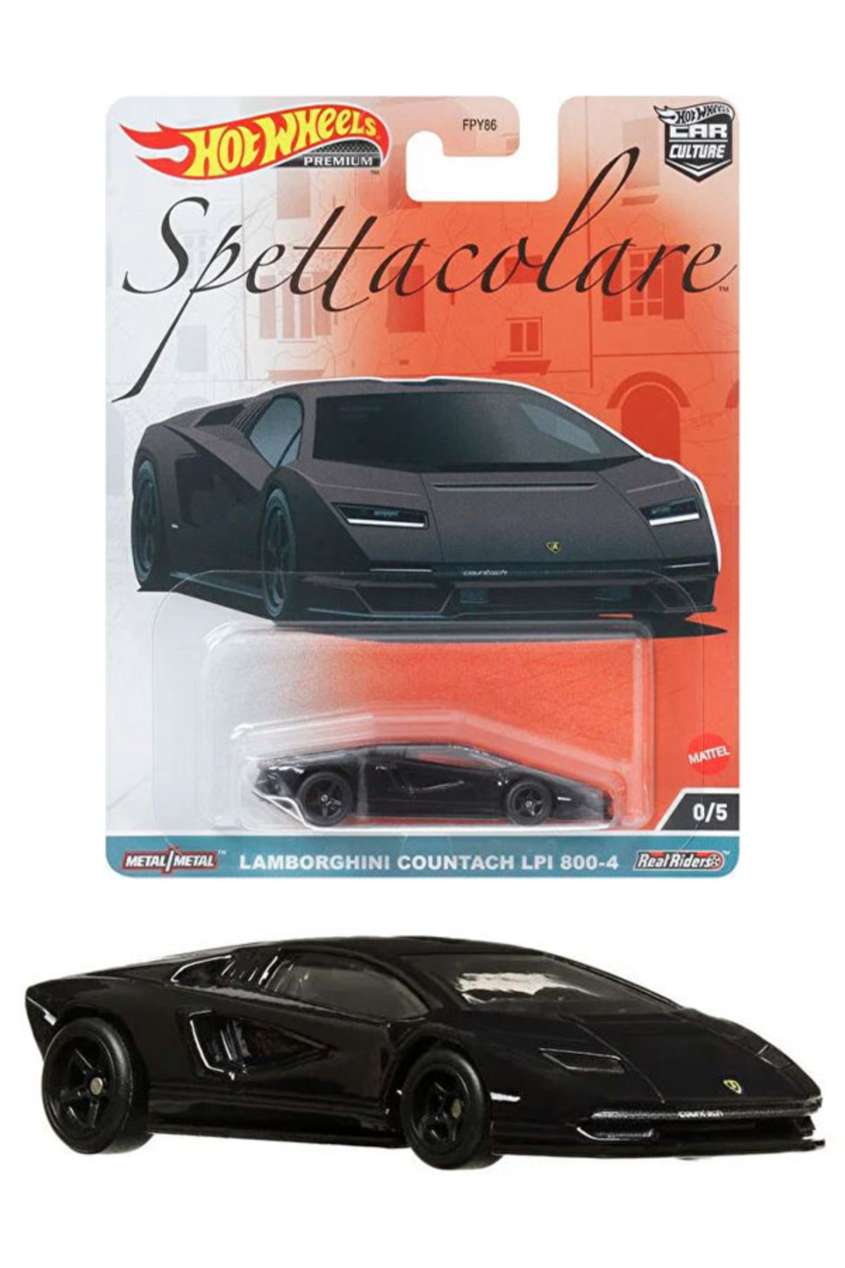 ماشین اسباب بازی LAMBORGHINI COUNTACH LPI 800 4 CHASE 1 64 هات ویلز اورجینال HOT WHEELS