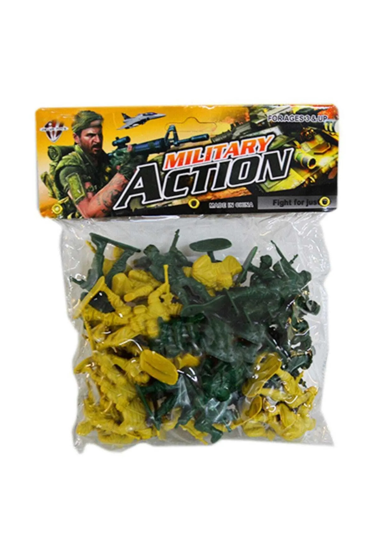 اسباب بازی های فیگور دیگر ست سرباز تکاور حلبی 45 عددی رنگارنگ فیگورهای پلاستیکی از ترکیه Numaca