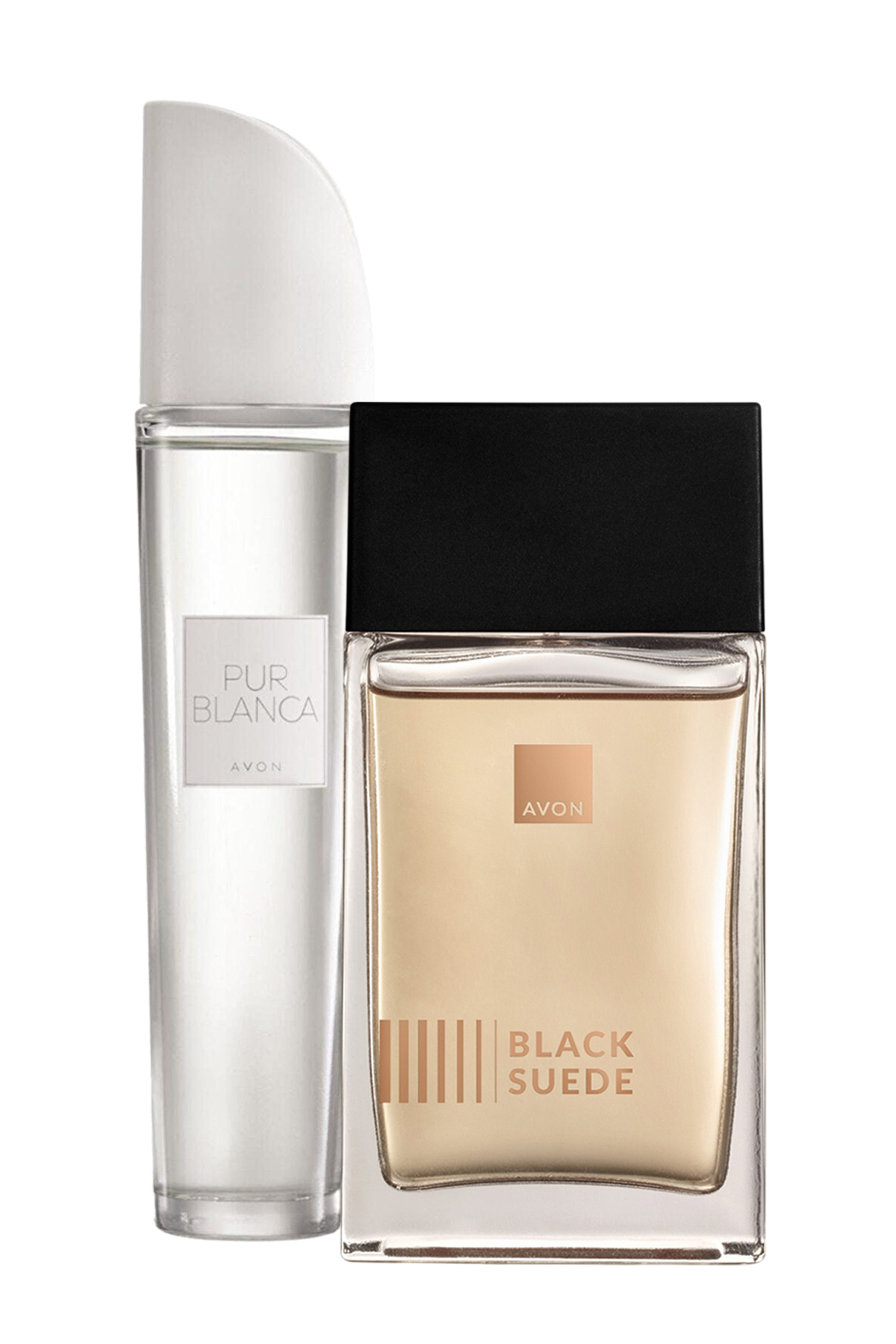 Avon عطر مردانه سوئد سیاه و عطر زنانه پور بلانکا