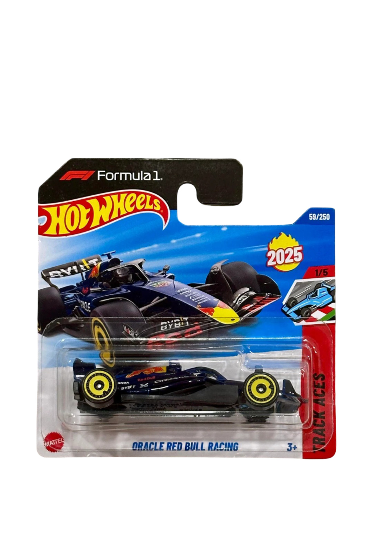 ماشین اسباب بازی مسابقات فرمول 1 اوراکل ردبول 2025 HOT WHEELS