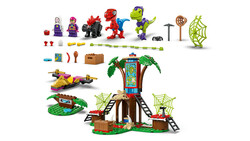 مجموعه ساختنی خانه درختی و نبرد رپتور اسپایدی و گابی لگو LEGO مارول Marvel مدل 11200، ۱۴۳ قطعه