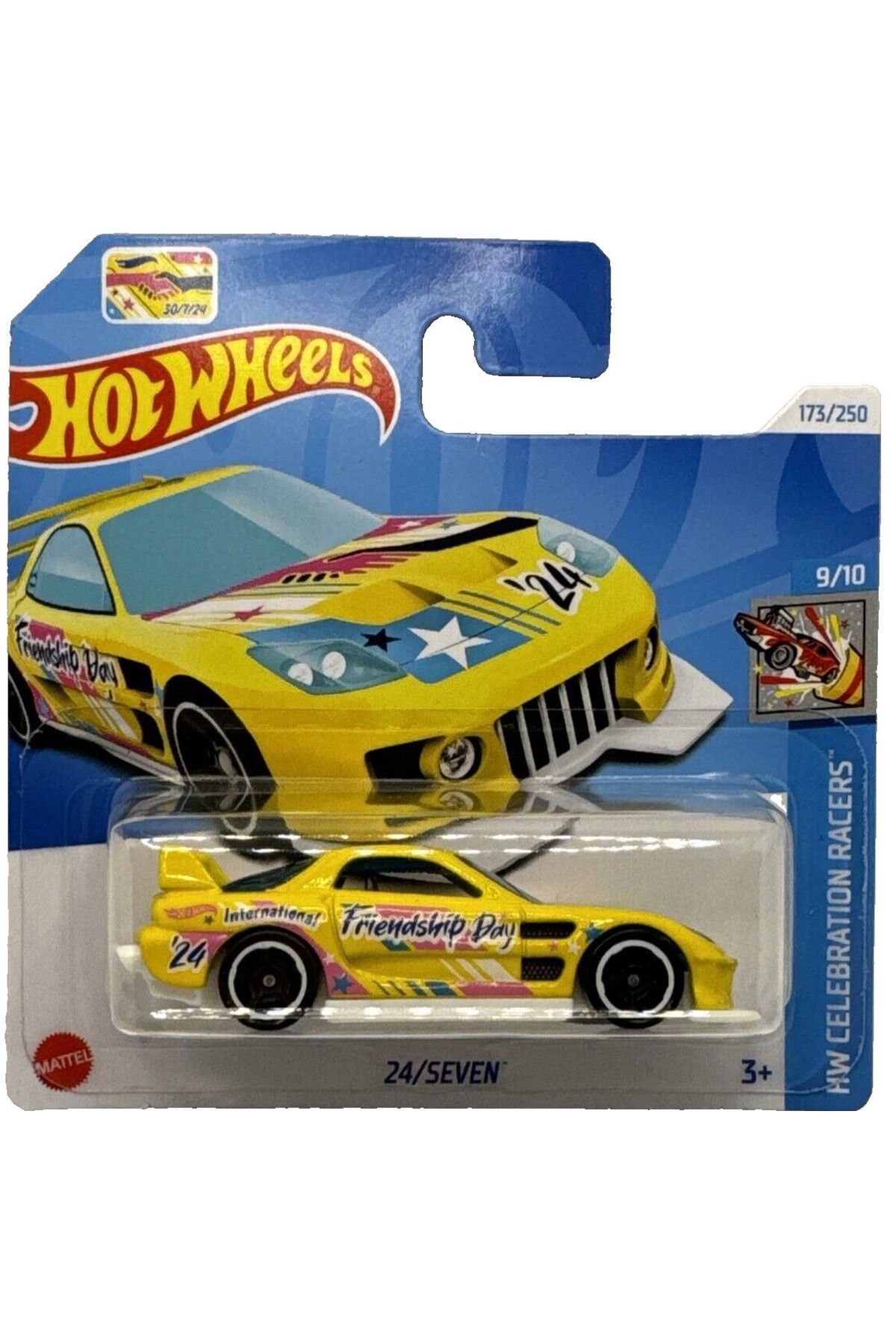 ماشین اسباب بازی 24 هفت HTB01 2024 هات ویلز اورجینال HOT WHEELS