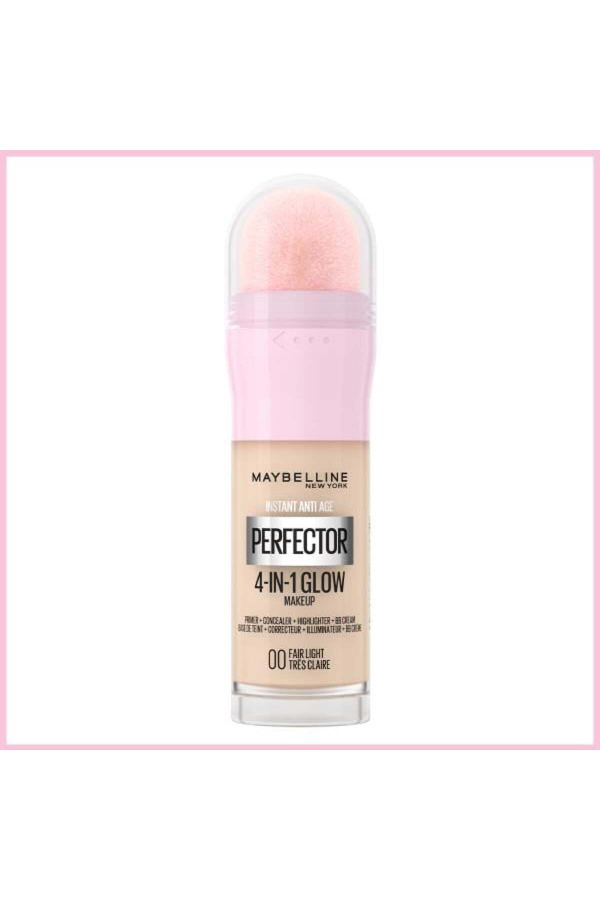 پایه آرایشی فوری گلو 4 ایمپکت 1 00 روشن نیمه میبلین Maybelline New York