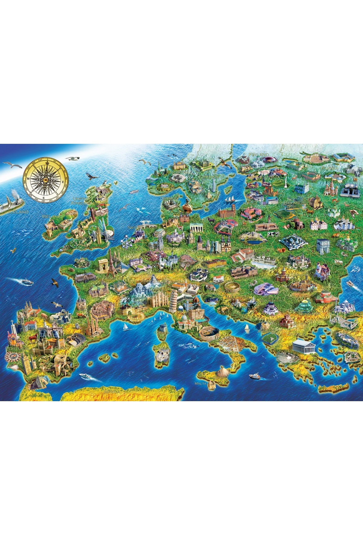 پازل عجایب جهان 2000 از ترکیه Art Puzzle