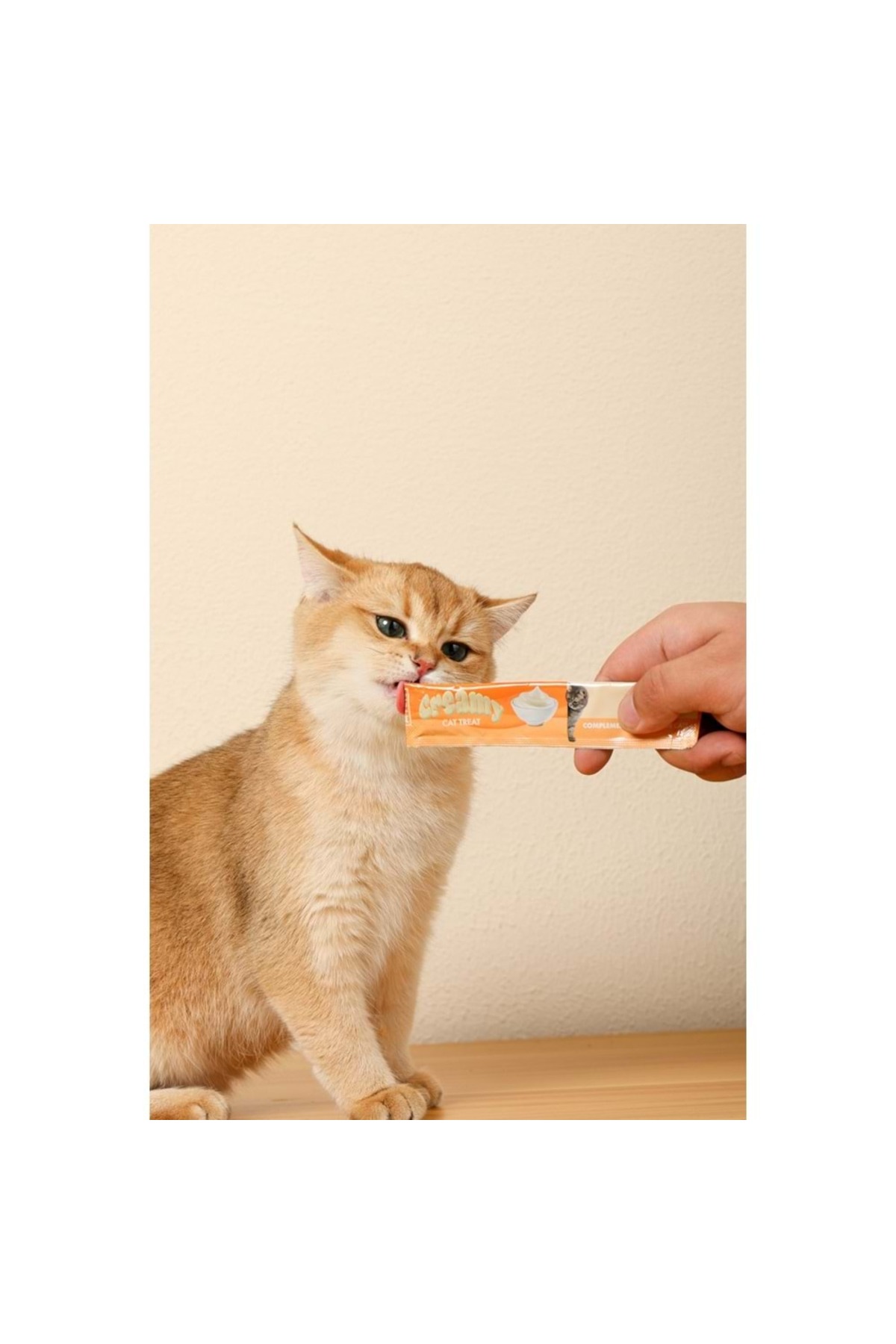 تشویقی کرمی گربه ام‌پتس M-PETS Creamy، ۳ بسته ماهی تن و ۳ بسته خرچنگ، ۶×۱۵ گرم