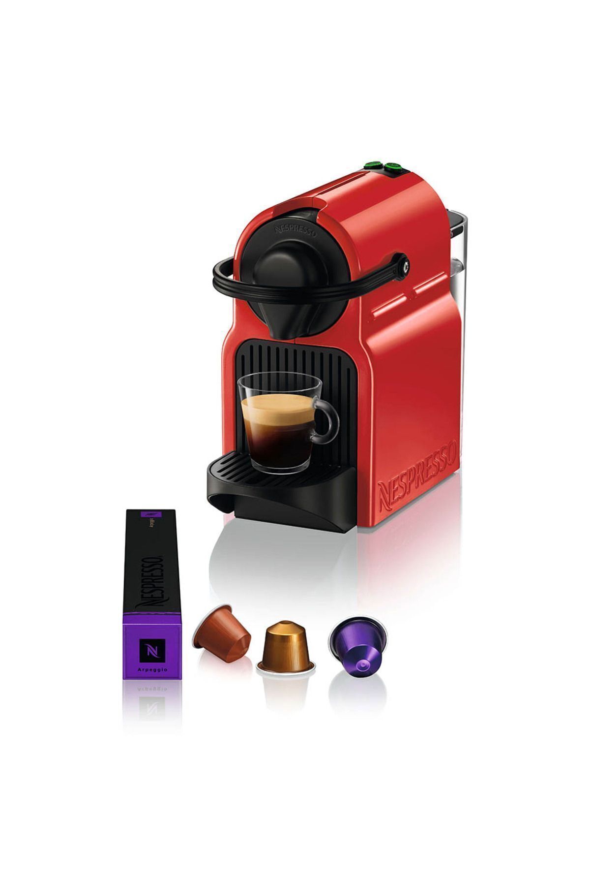 دستگاه اسپرسو و کاپوچینو قهوه ساز اینیسیا C40 قرمز اورجینال Nespresso