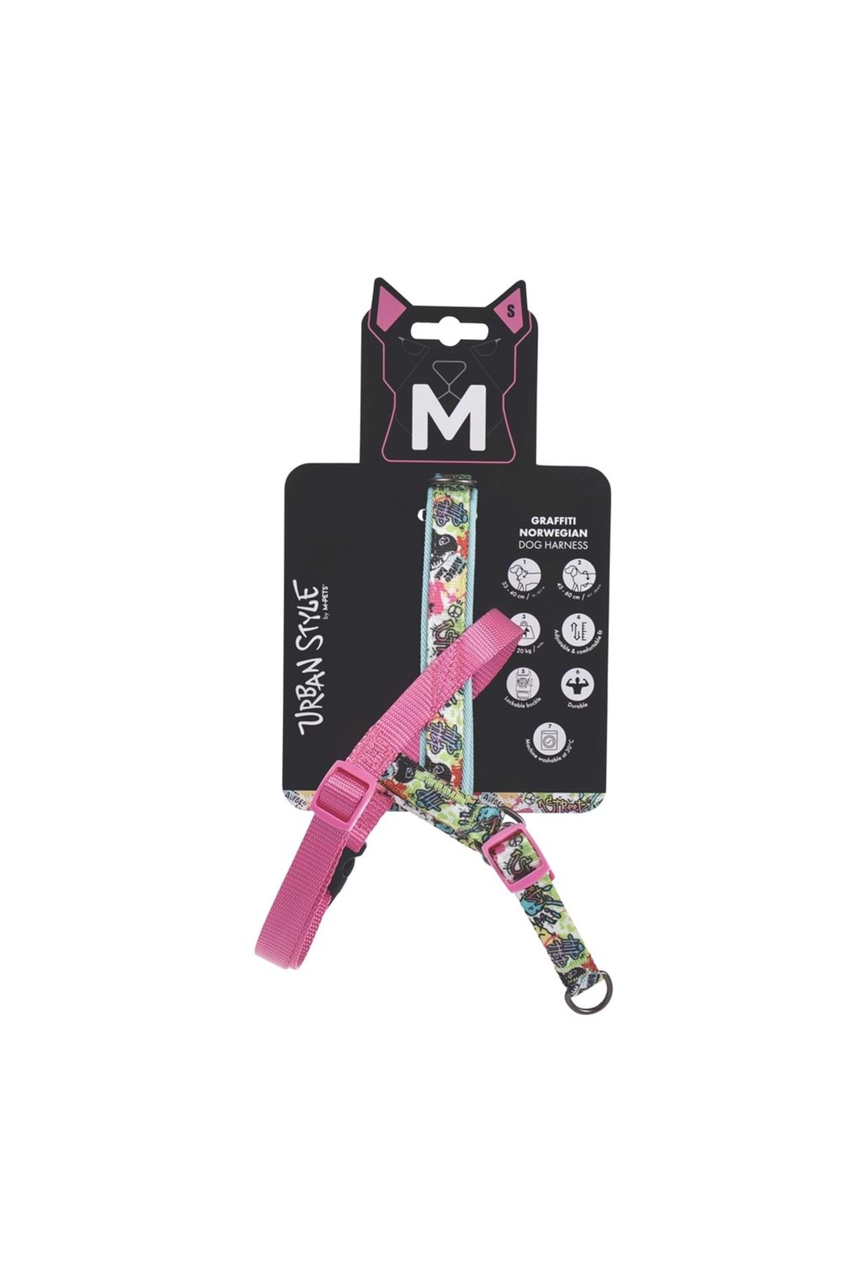 هارنس نروژی سگ ام‌پتس M-PETS Urban Style Graffiti چندرنگ