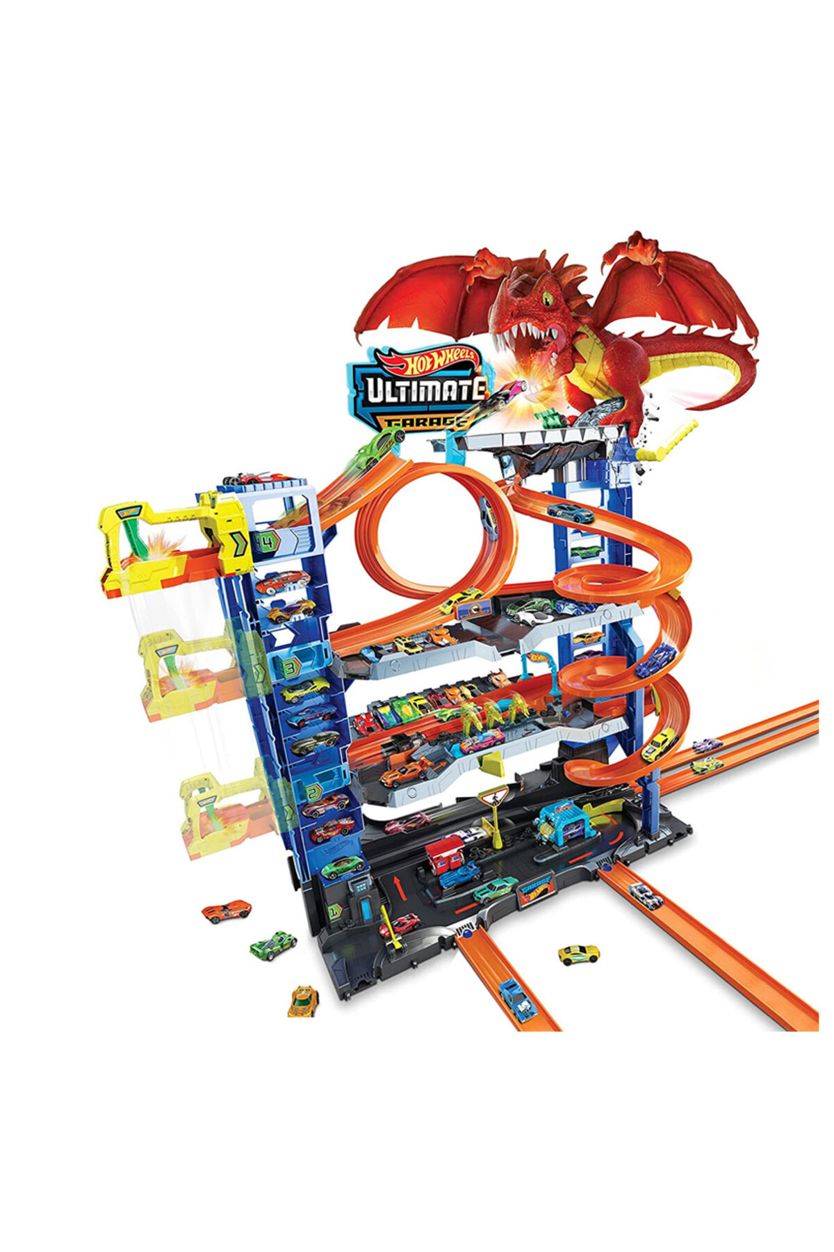 ست وسیله نقلیه گاراژ نهایی جدید HKX48 هات ویلز اورجینال HOT WHEELS