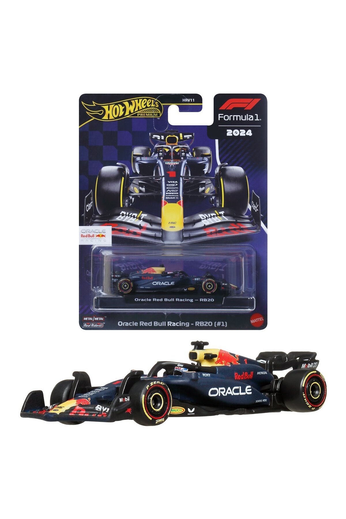 ماشین اسباب بازی PREMIUM FORMULA 1 ORACLE RED BULL RACING RB20 2024 DIECAST MODEL CAR 1:64 از ترکیه HOT WHEELS