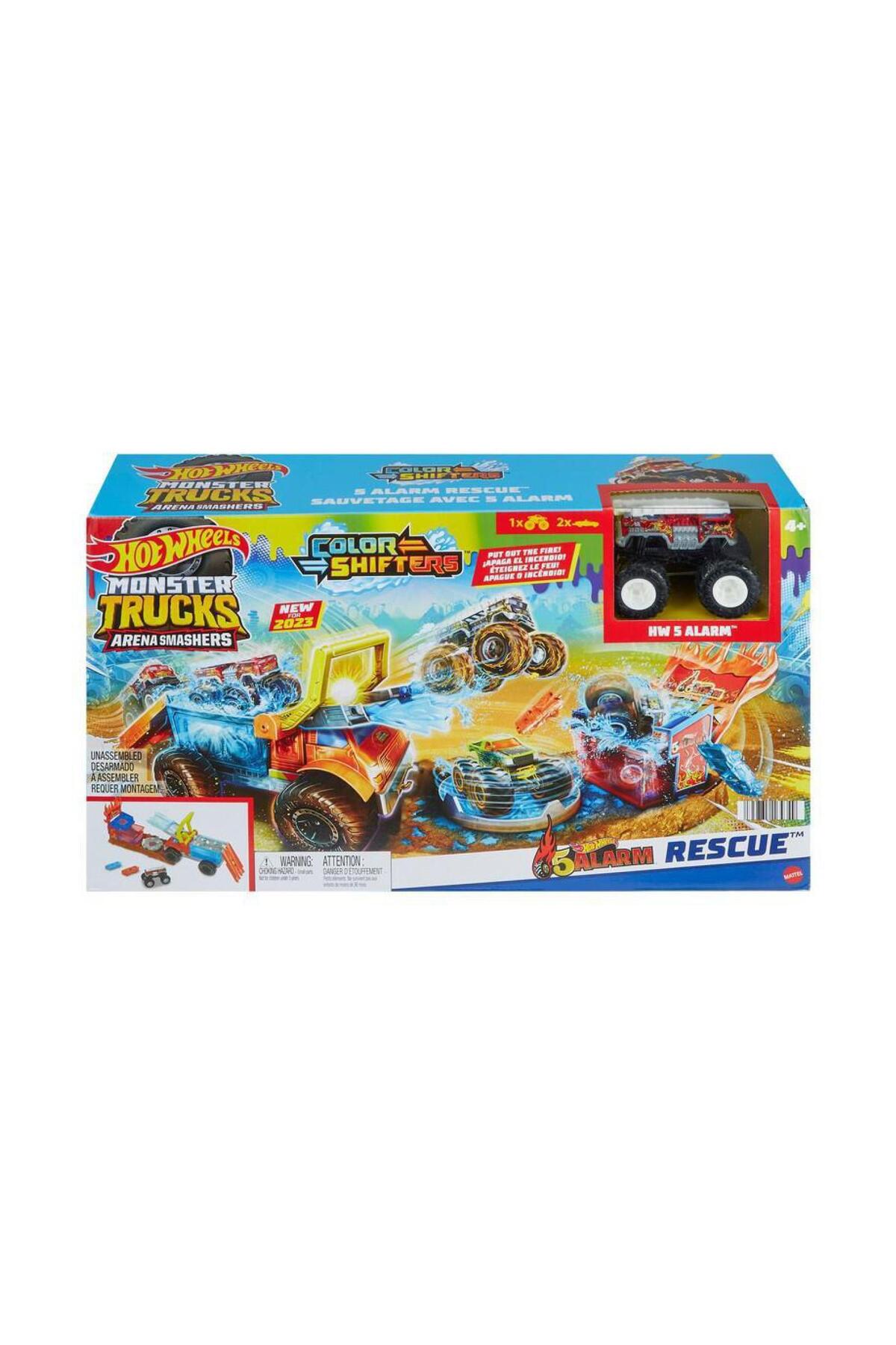 ست بازی مجموعه آهنگ چالشی MONSTER TRUCKS ARENA HPN73 از ترکیه HOT WHEELS