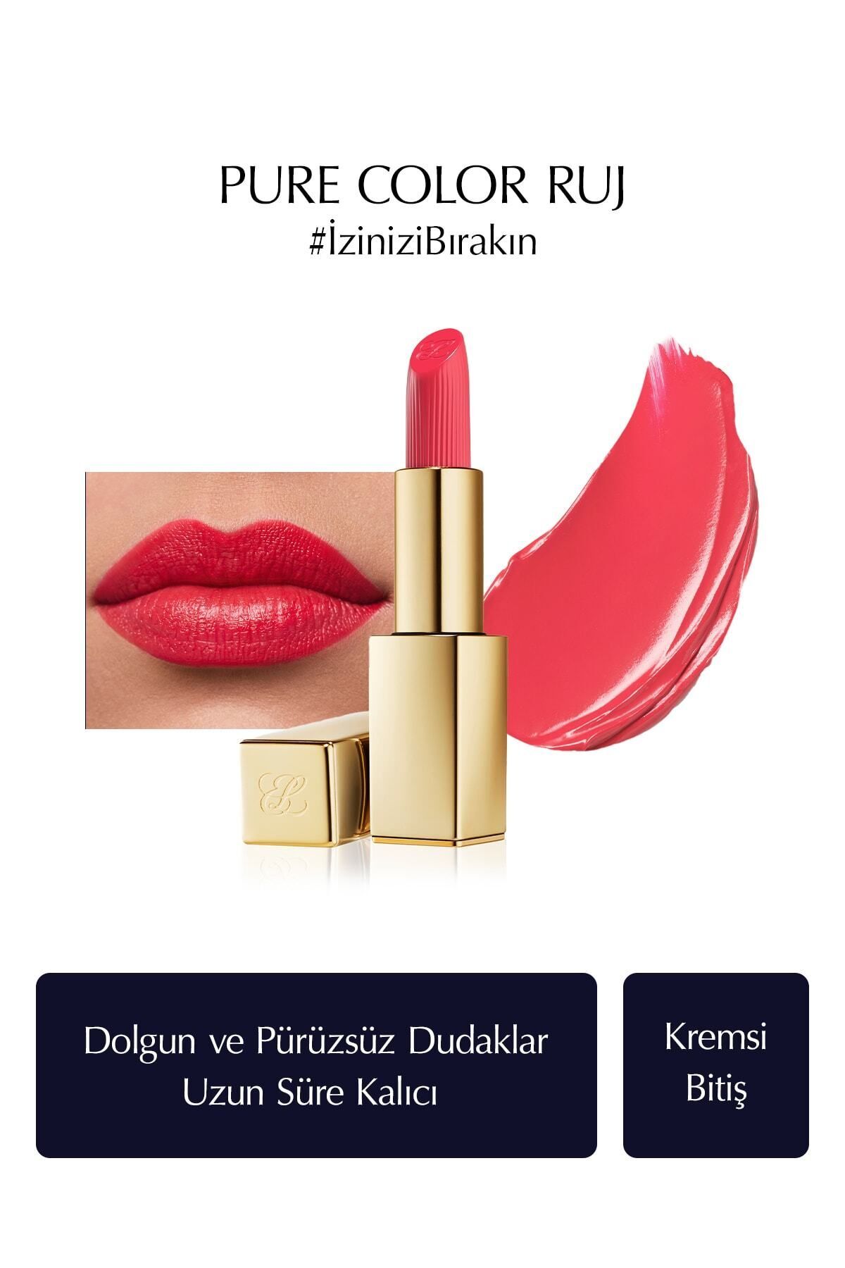 رژ لب کرمی رنگ طبیعی: 320 کرال متحد استی لادر Estee Lauder