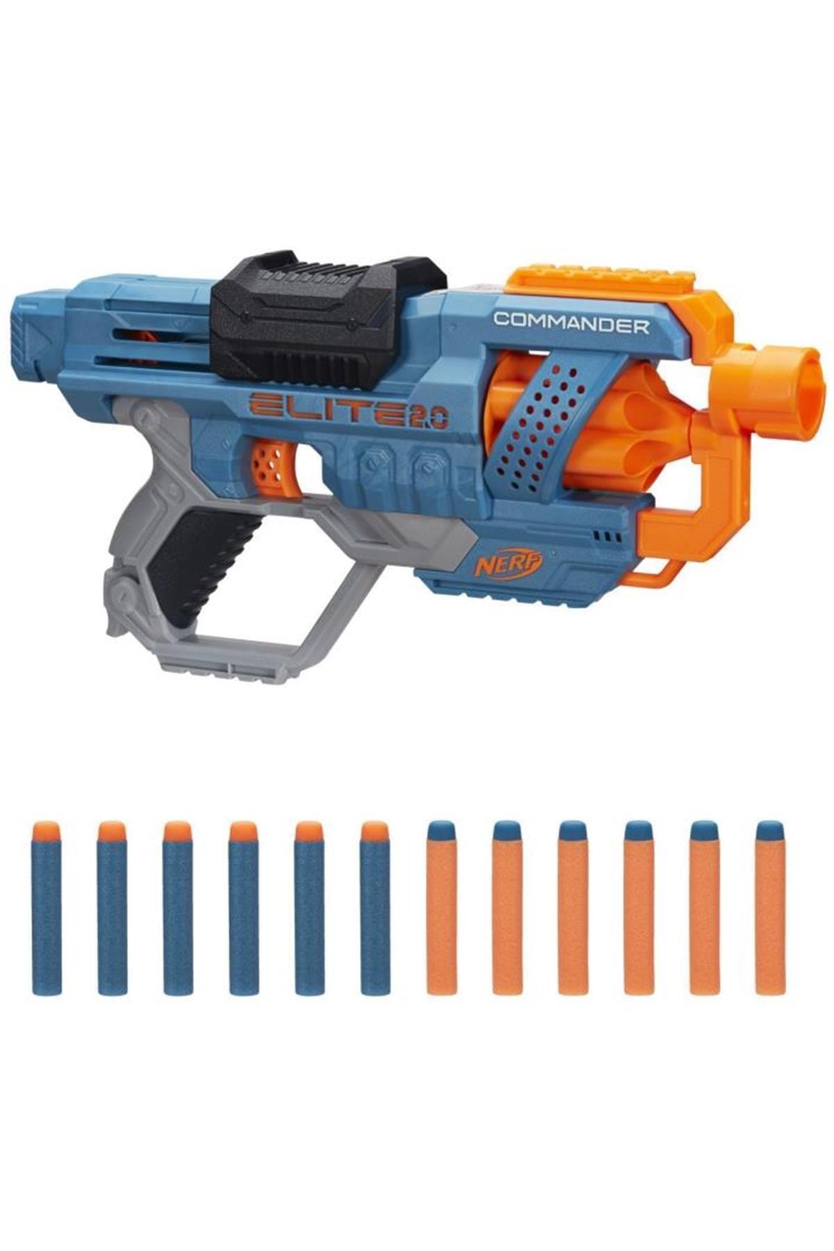 تفنگ های اسباب بازی و آب ELITE 2.0 COMMANDER RD 6 نرف اورجینال Nerf