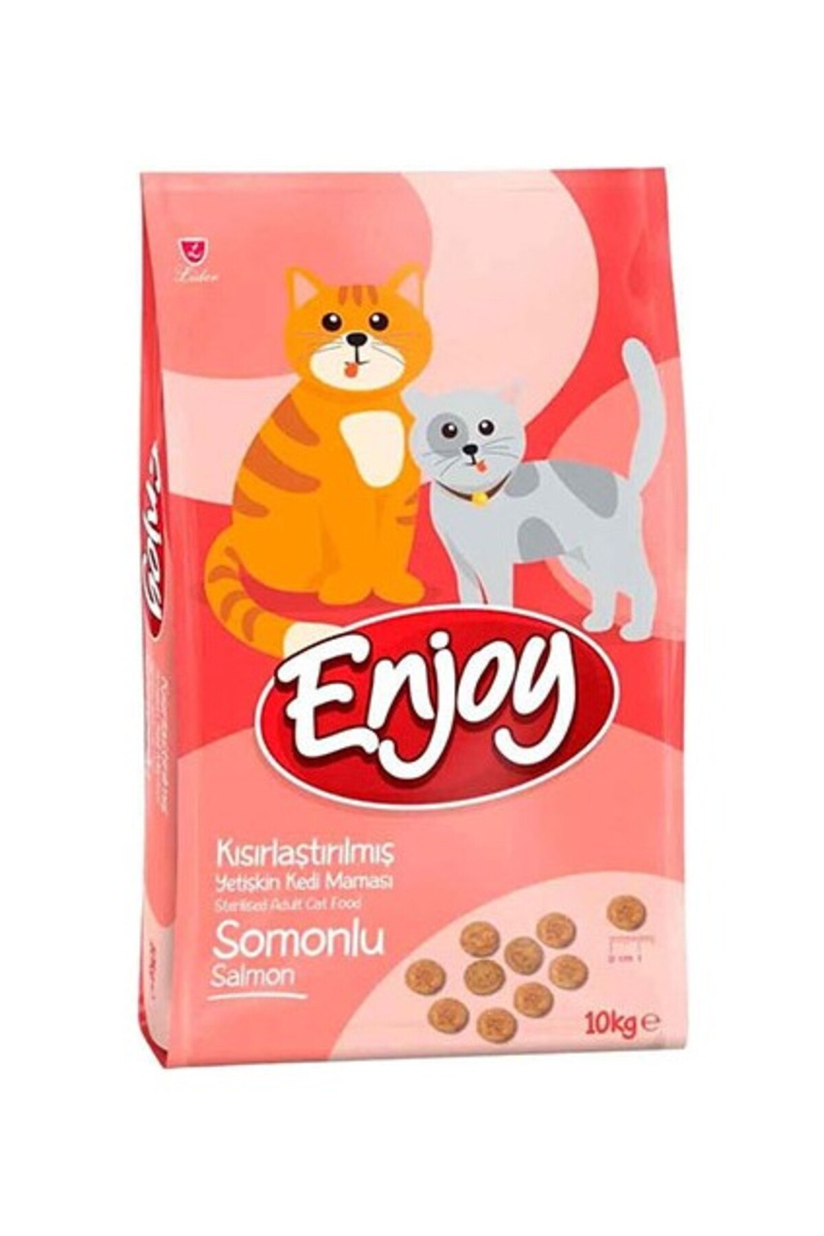 غذای خشک گربه بالغ با طعم سالمون انجوی Enjoy، ۱۰ کیلوگرم