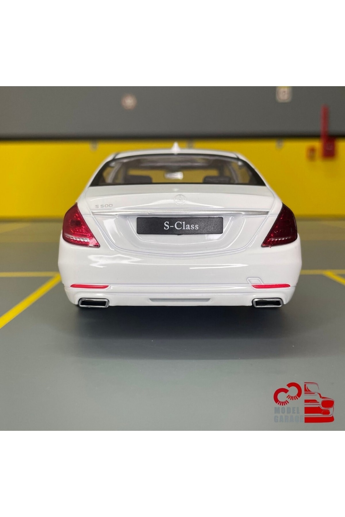 مدل خودرو مرسدس بنز S CLASS 1 24 SCALE C&amp;C MODEL GARAGE DIECAST METAL اورجینال WELLY
