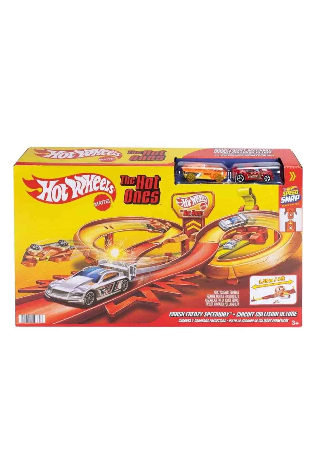 اسباب بازی های فیگور دیگر JFD11 THE HOT ONES CRASH SPEEDWAY FRENZY از ترکیه HOT WHEELS